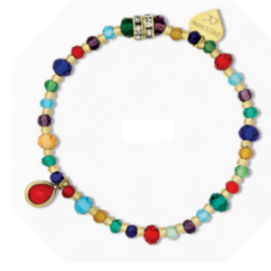 Audrey Venetian Glass Stretch Bracelet