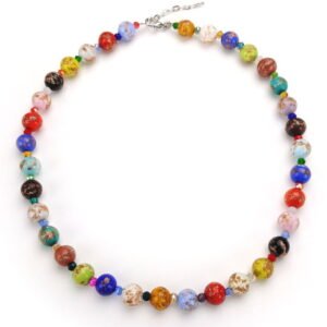 Luna Necklace Murano Glass