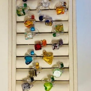 Wrap Around Murano Glass Rings